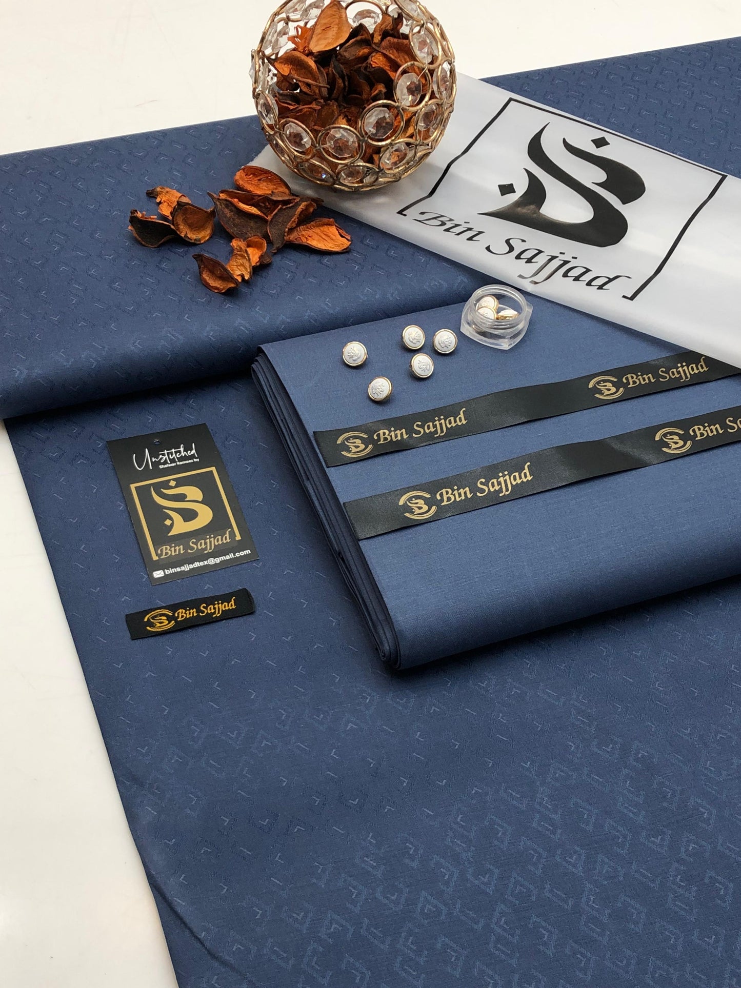 SELF FINISH PREMIUM COTTON | NAVY BLUE