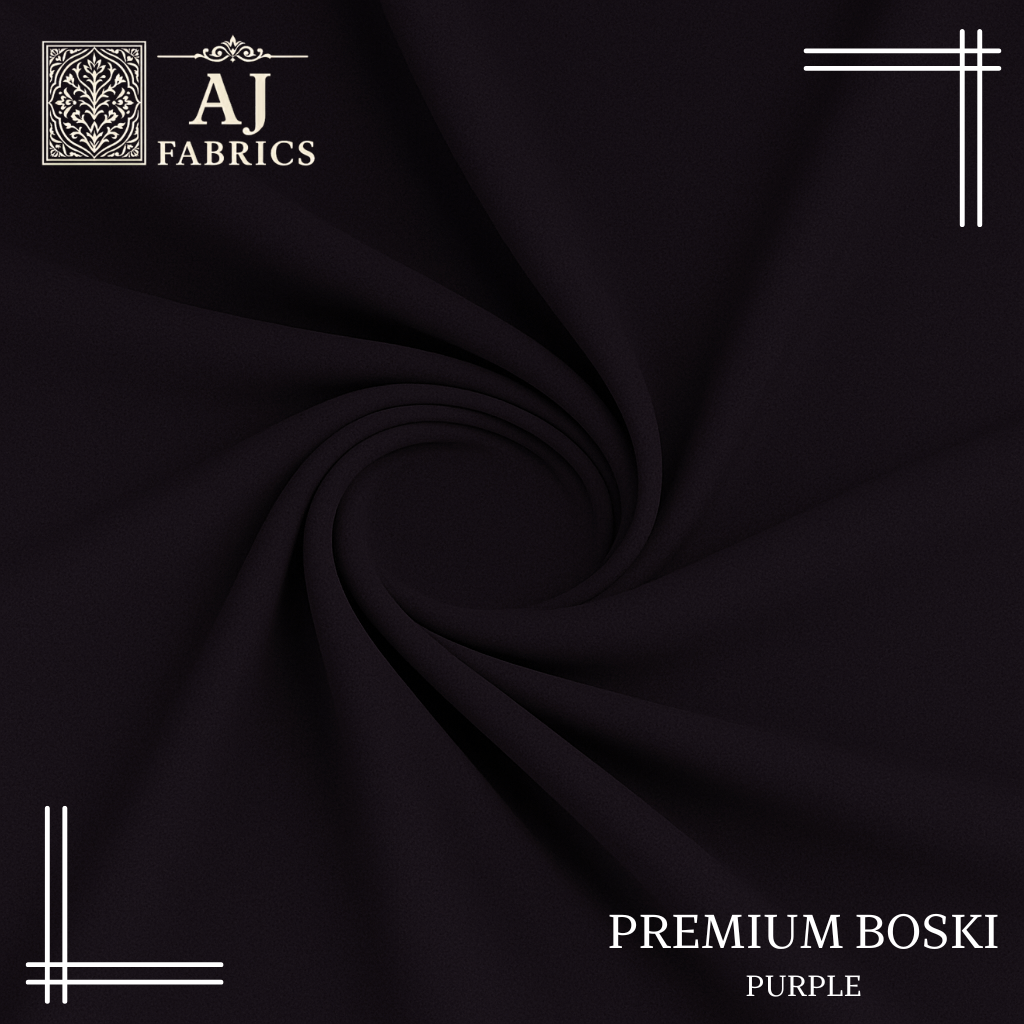 Purple Premium Boski Wash & Wear – High-Class Fabric