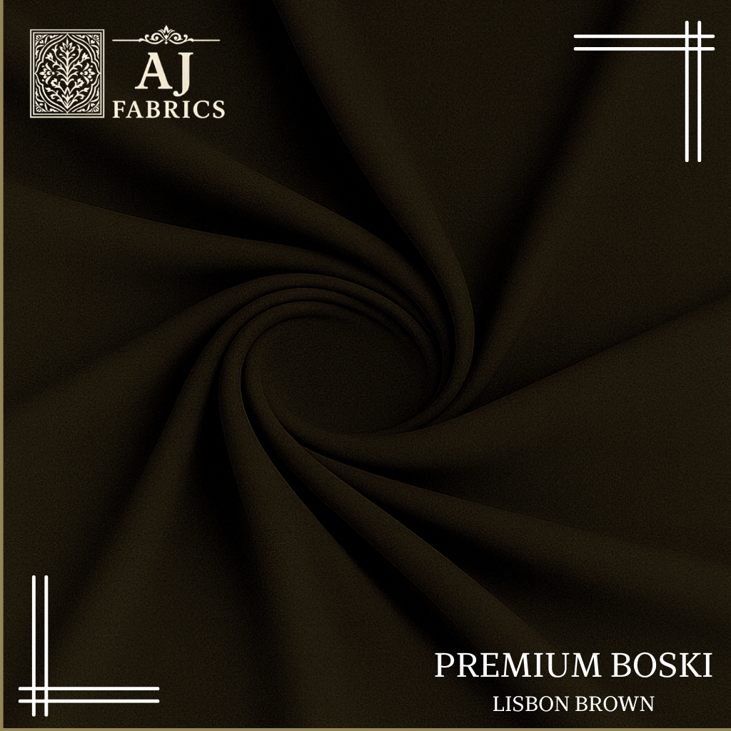 Lisbon Brown Premium Boski Wash & Wear – High-Class Fabric