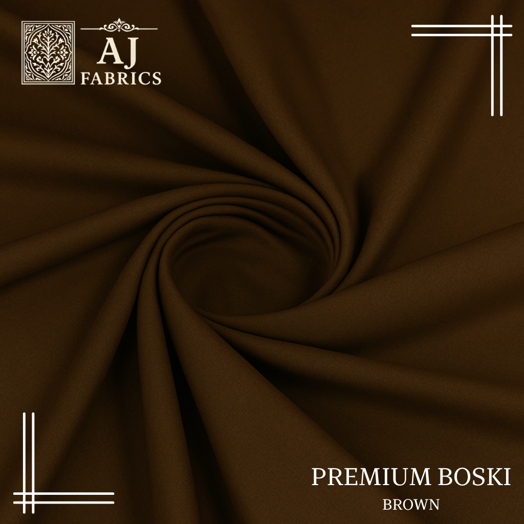 Brown Premium Boski Wash & Wear – High-Class Fabric