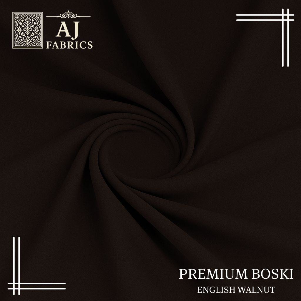 English Walnut Premium Boski Wash & Wear – High-Class Fabric