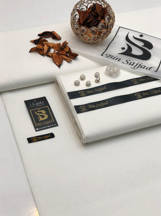 SELF FINISH PREMIUM COTTON | SUPER WHITE