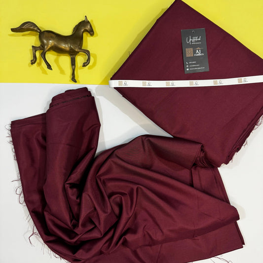 Mehroon Premium Boski Wash & Wear – High-Class Fabric
